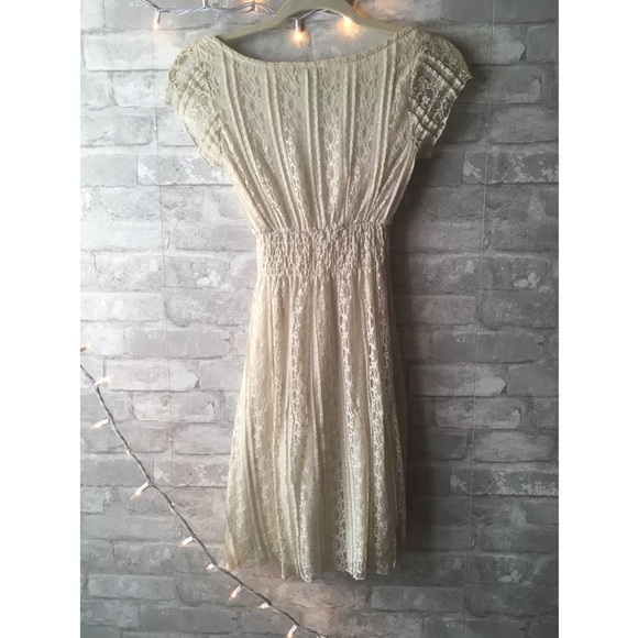 Charlotte Russe Traditional Lace Mini Dress - Picture 3 of 3